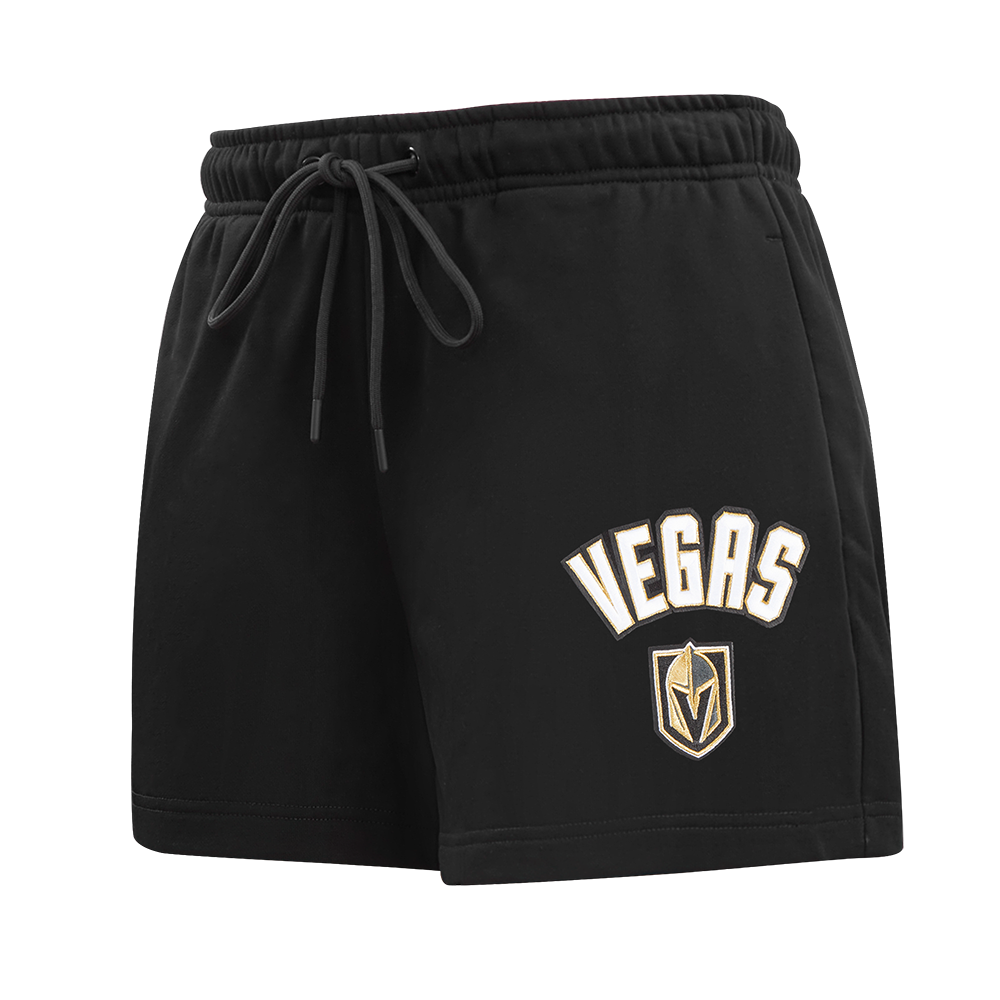NHL VEGAS GOLDEN KNIGHTS CLASSIC SHORT EN MOLLETON POUR FEMME (NOIR)