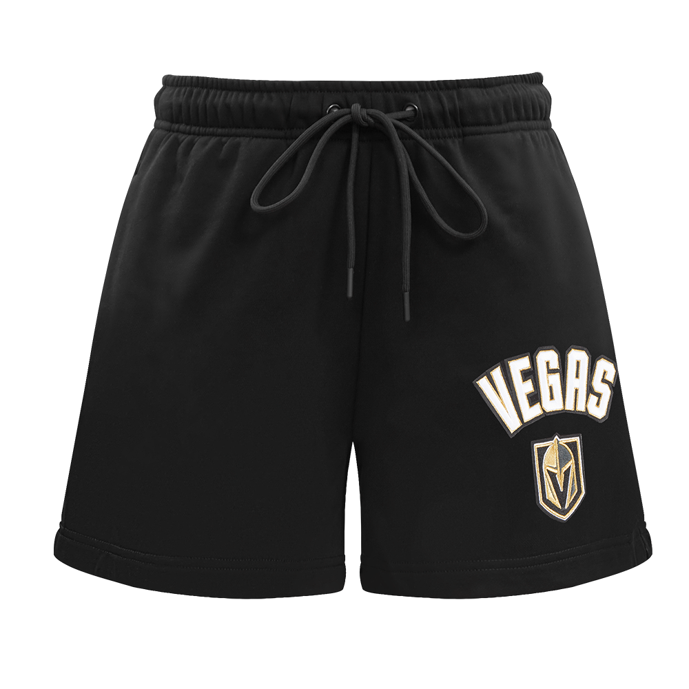 NHL VEGAS GOLDEN KNIGHTS CLASSIC WOMEN'S FLEECE SHORT (BLACK)