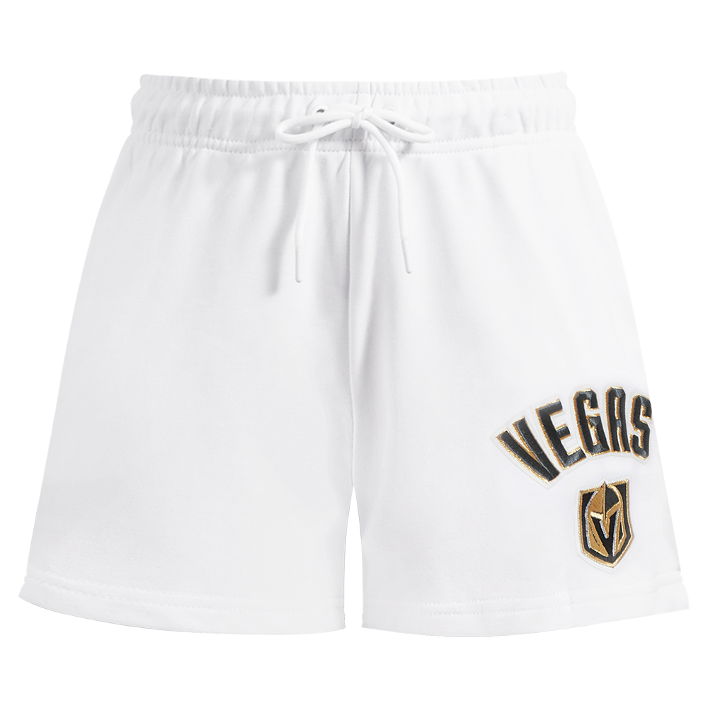 NHL VEGAS GOLDEN KNIGHTS CLASSIC WOMEN'S FLEECE SHORT (WHITE)