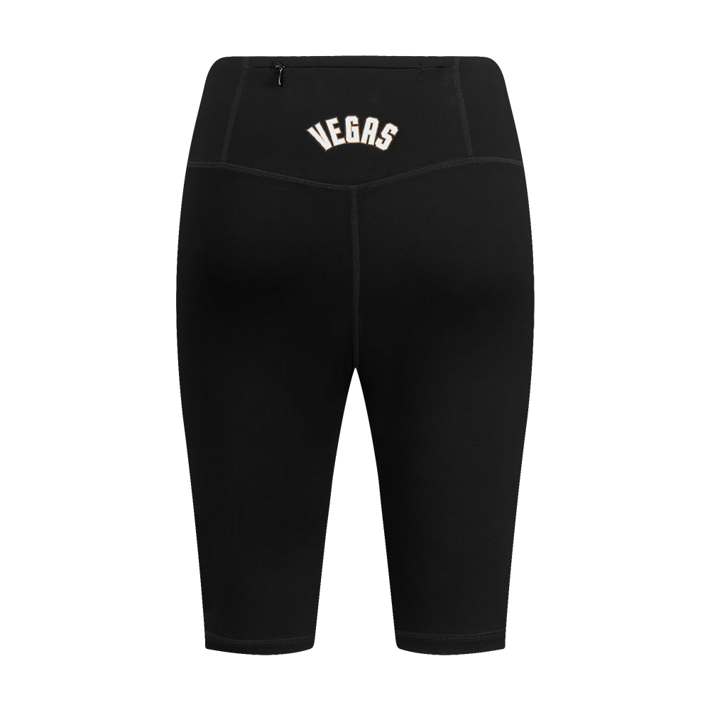 NHL VEGAS GOLDEN KNIGHTS CLASSIC WOMEN'S COTTON BIKE SHORT (BLACK)