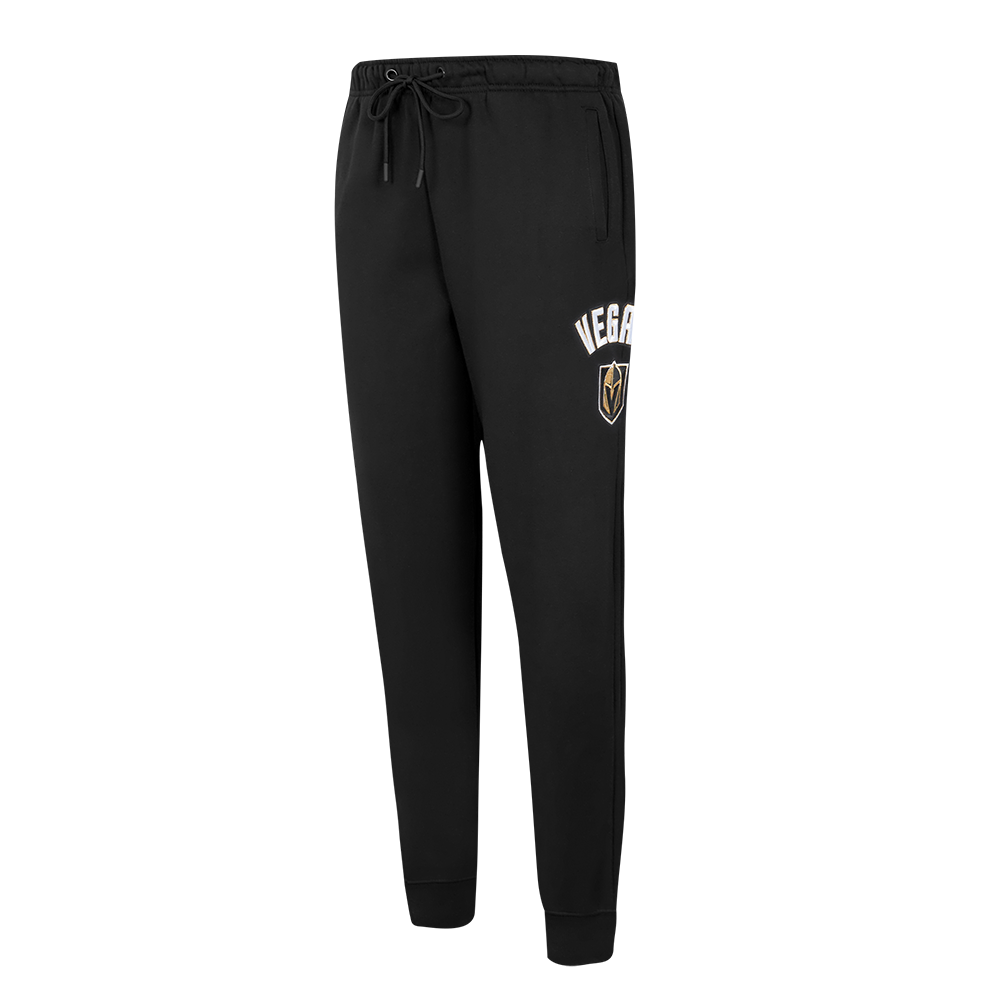 NHL VEGAS GOLDEN KNIGHTS CLASSIC PANTALON OUATÉ EN MOLLETON POUR FEMME (NOIR)