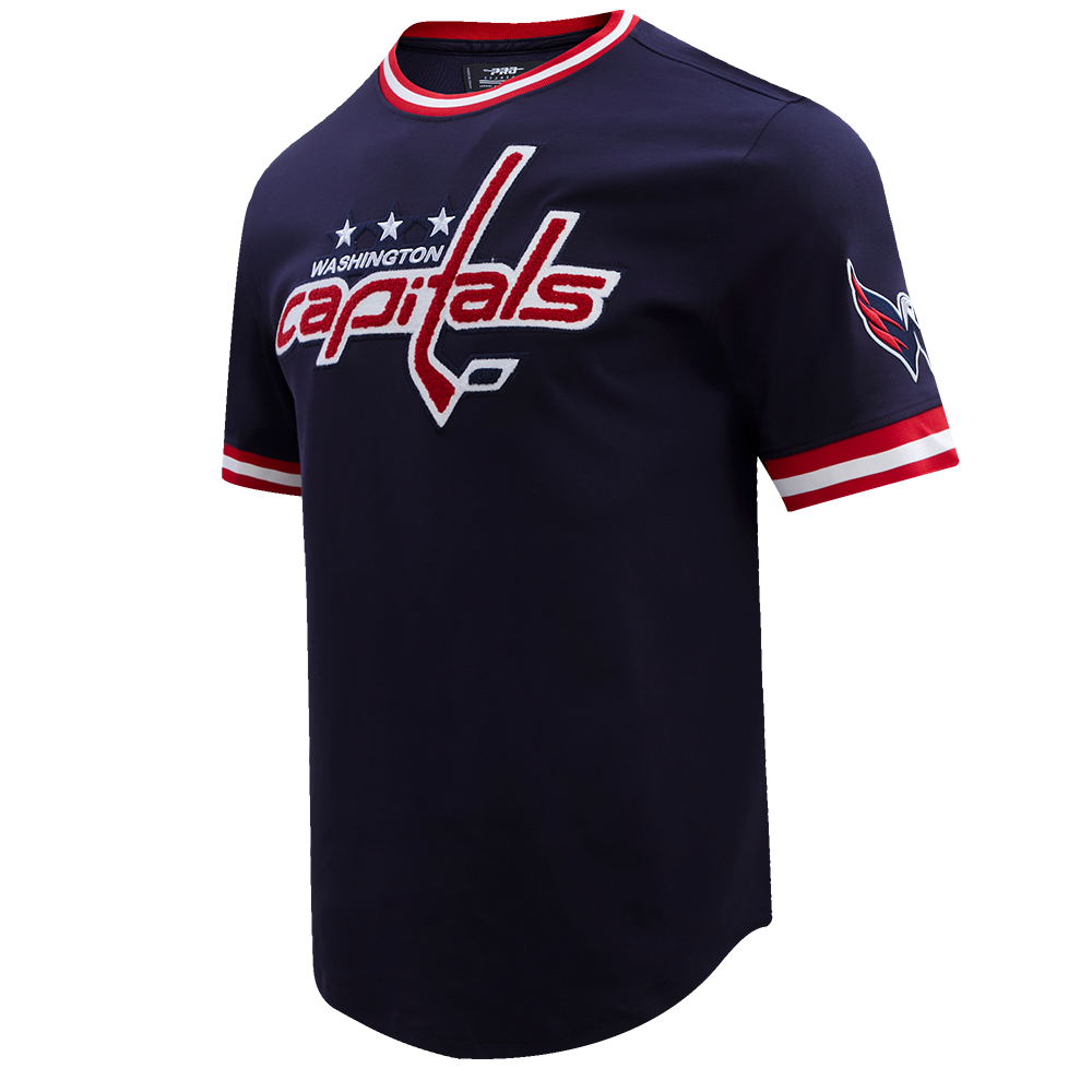 NHL WASHINGTON CAPITALS CLASSIC CHENILLE MEN'S JERSEY (MIDNIGHT NAVY/RED)