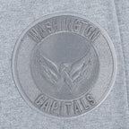 NHL WASHINGTON CAPITALS NEUTRAL T-SHIRT EN JERSEY DE COTON À ÉPAULES TOMBANTES POUR HOMME (GRIS CHINÉ FONCÉ)