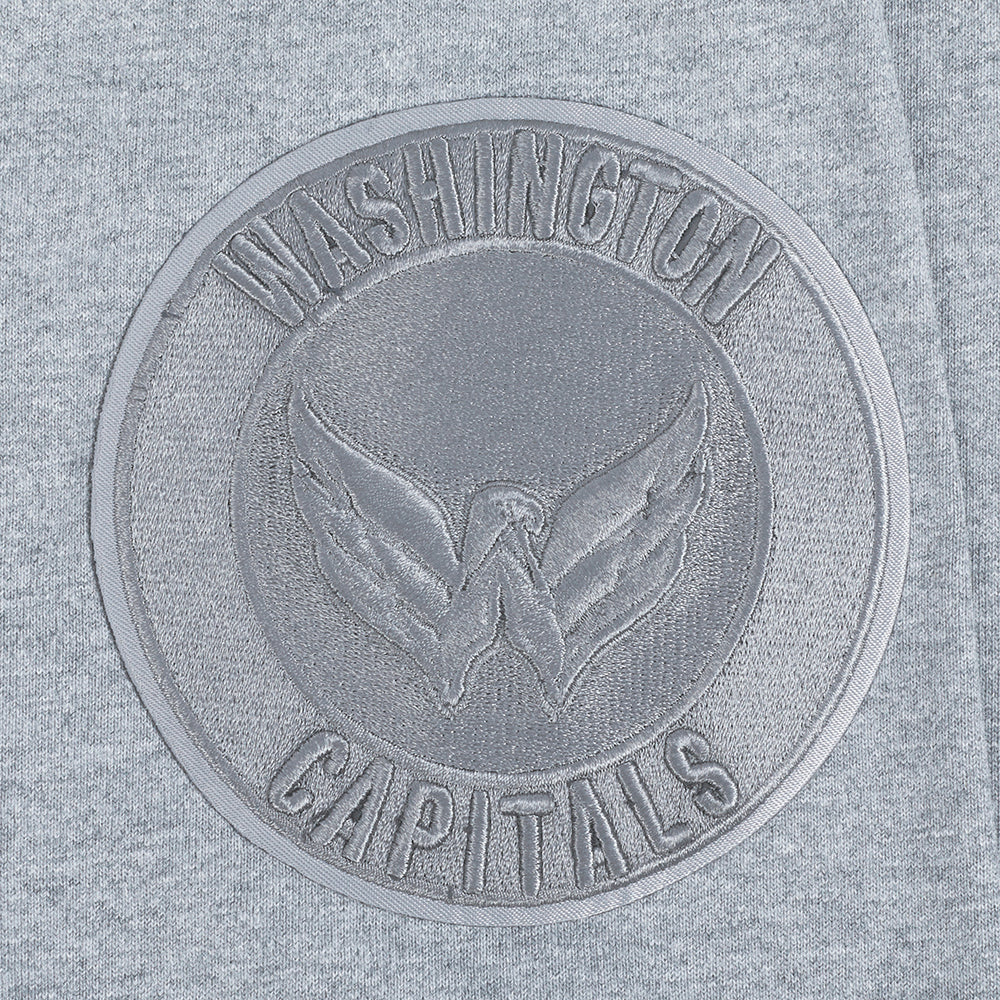 NHL WASHINGTON CAPITALS NEUTRAL T-SHIRT EN JERSEY DE COTON À ÉPAULES TOMBANTES POUR HOMME (GRIS CHINÉ FONCÉ)