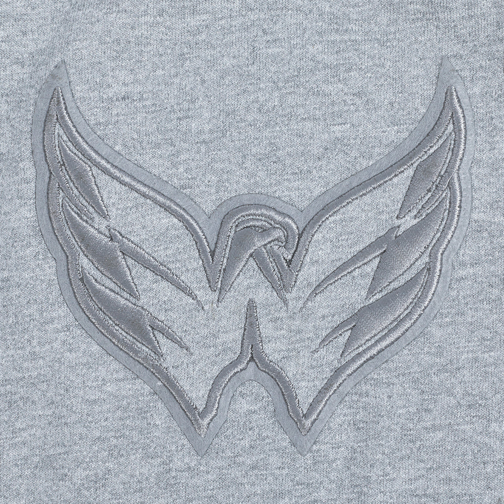 NHL WASHINGTON CAPITALS NEUTRAL T-SHIRT EN JERSEY DE COTON À ÉPAULES TOMBANTES POUR HOMME (GRIS CHINÉ FONCÉ)