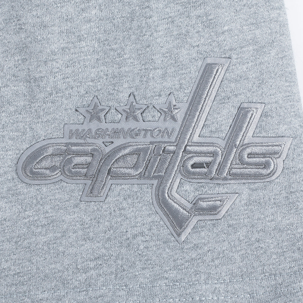 NHL WASHINGTON CAPITALS NEUTRAL T-SHIRT EN JERSEY DE COTON À ÉPAULES TOMBANTES POUR HOMME (GRIS CHINÉ FONCÉ)