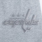 NHL WASHINGTON CAPITALS NEUTRAL T-SHIRT EN JERSEY DE COTON À ÉPAULES TOMBANTES POUR HOMME (GRIS CHINÉ FONCÉ)