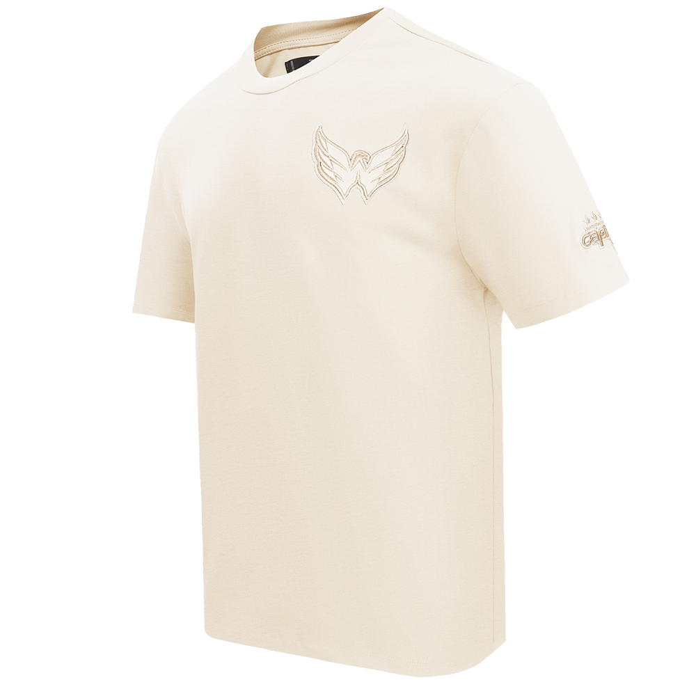 NHL WASHINGTON CAPITALS NEUTRAL MEN'S  CJ DROP SHOULDER TEE (EGGSHELL)