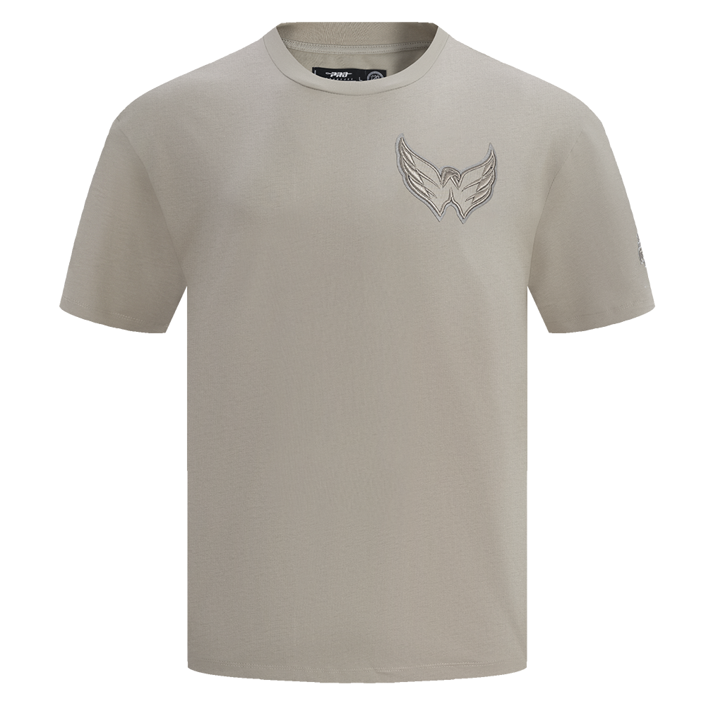 NHL WASHINGTON CAPITALS NEUTRAL MEN'S  CJ DROP SHOULDER TEE (TAUPE)