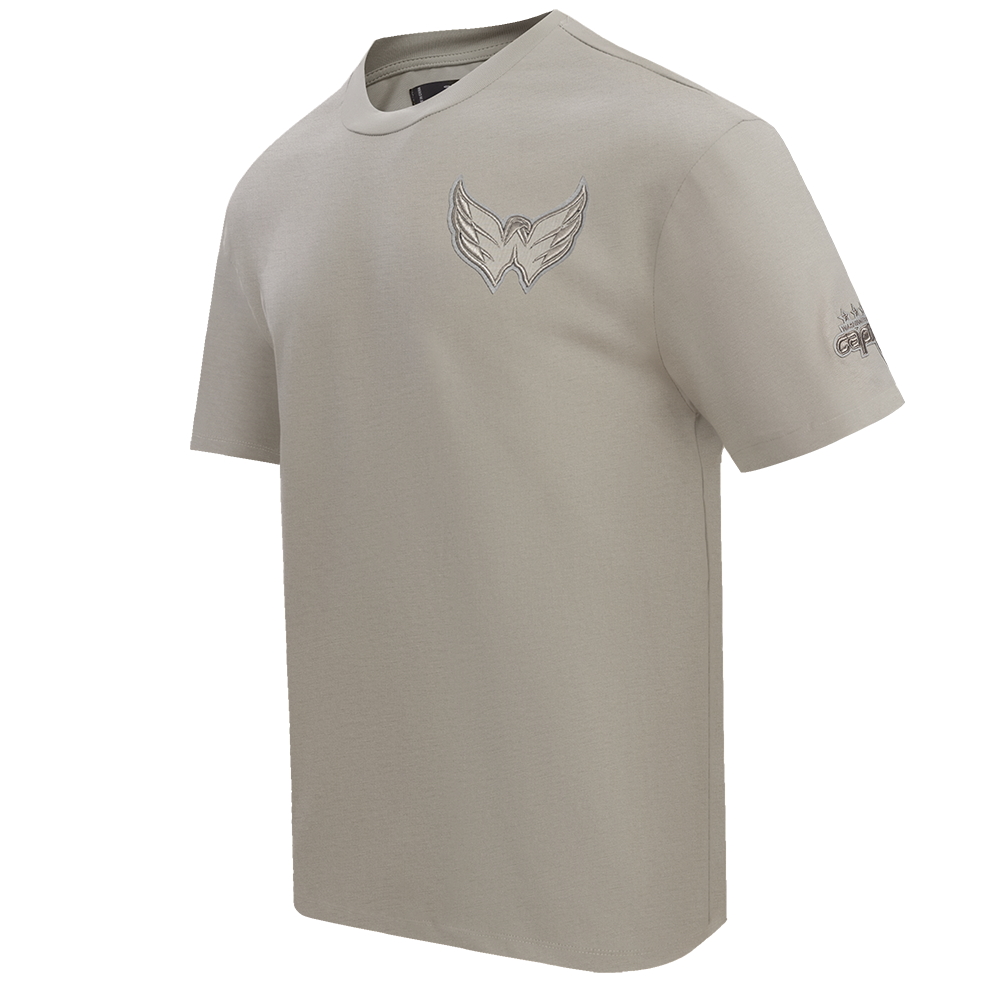 NHL WASHINGTON CAPITALS NEUTRAL MEN'S  CJ DROP SHOULDER TEE (TAUPE)