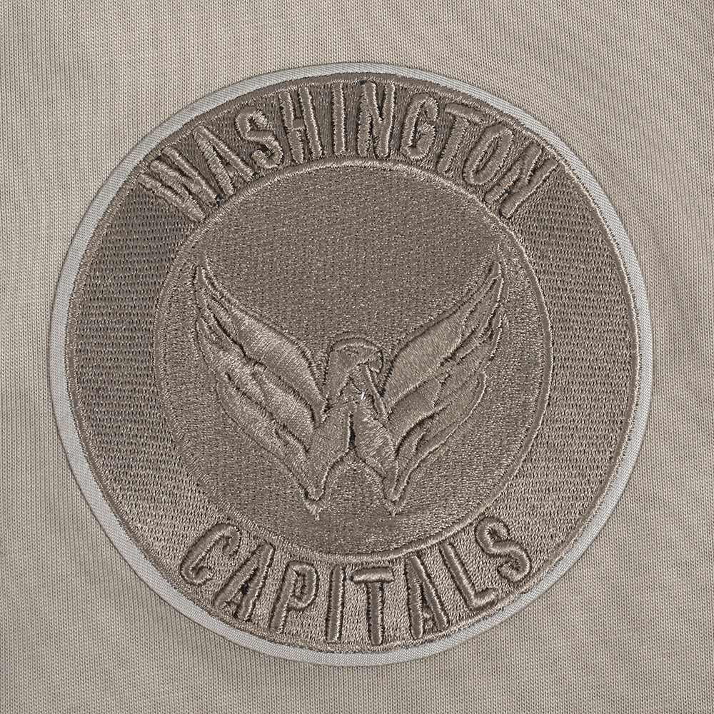 NHL WASHINGTON CAPITALS NEUTRAL MEN'S  CJ DROP SHOULDER TEE (TAUPE)