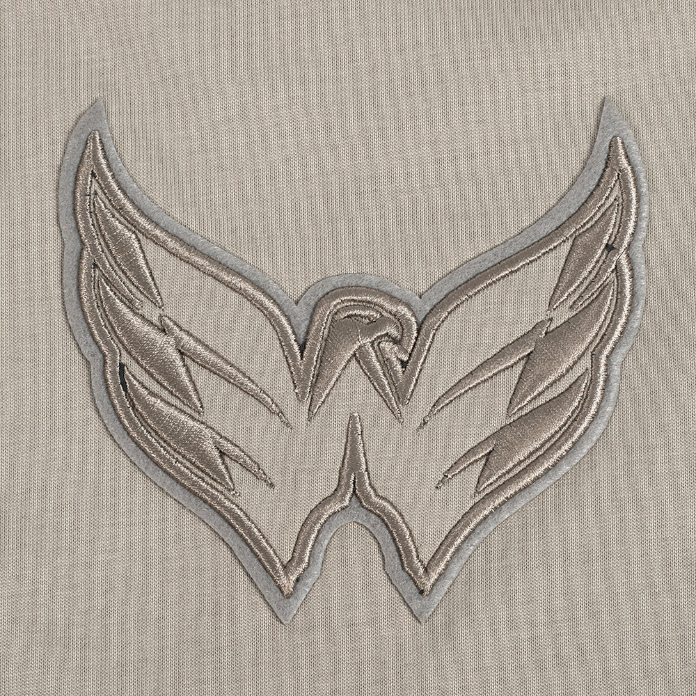NHL WASHINGTON CAPITALS NEUTRAL MEN'S  CJ DROP SHOULDER TEE (TAUPE)