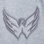 NHL WASHINGTON CAPITALS NEUTRAL SHORT EN MOLLETON POUR HOMME POUR HOMME (GRIS CHINÉ FONCÉ)