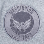 NHL WASHINGTON CAPITALS NEUTRAL SHORT EN MOLLETON POUR HOMME POUR HOMME (GRIS CHINÉ FONCÉ)