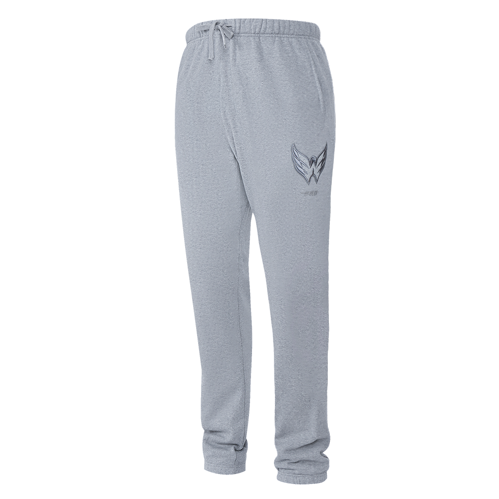 NHL WASHINGTON CAPITALS NEUTRAL PANTALON OUATÉ EN MOLLETON POUR HOMME (GRIS CHINÉ FONCÉ)