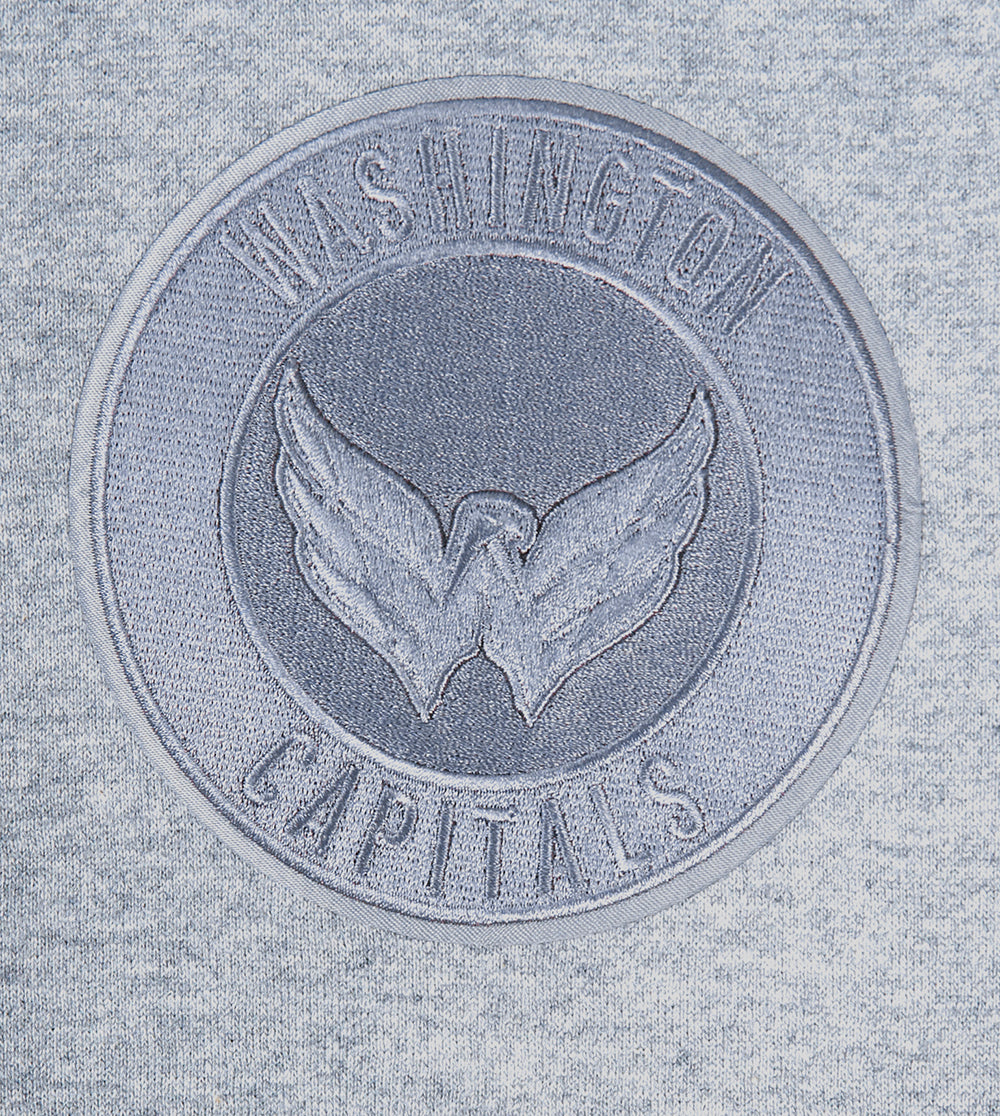 NHL WASHINGTON CAPITALS NEUTRAL PANTALON OUATÉ EN MOLLETON POUR HOMME (GRIS CHINÉ FONCÉ)