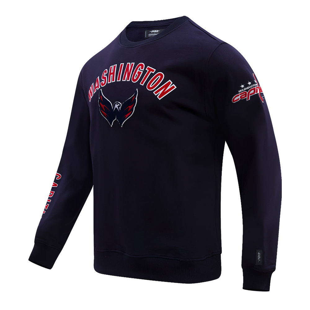 NHL WASHINGTON CAPITALS CLASSIC BRISTLE MEN'S CREWNECK (MIDNIGHT NAVY)