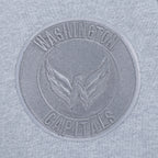 NHL WASHINGTON CAPITALS NEUTRAL MEN'S  DROP SHOULDER FLC PO HOODIE (DARK HEATHER GRAY)