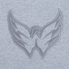 NHL WASHINGTON CAPITALS NEUTRAL MEN'S  DROP SHOULDER FLC PO HOODIE (DARK HEATHER GRAY)
