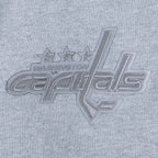 NHL WASHINGTON CAPITALS NEUTRAL MEN'S  DROP SHOULDER FLC PO HOODIE (DARK HEATHER GRAY)
