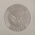 NHL WASHINGTON CAPITALS NEUTRAL MEN'S  DROP SHOULDER FLC PO HOODIE (TAUPE)
