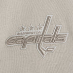NHL WASHINGTON CAPITALS NEUTRAL MEN'S  DROP SHOULDER FLC PO HOODIE (TAUPE)