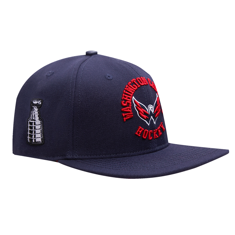 NHL WASHINGTON CAPITALS HYBRID WOOL SNAPBACK HAT (MIDNIGHT NAVY)