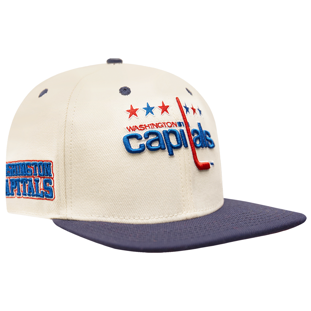 NHL WASHINGTON CAPITALS RETRO CLASSIC UNISEX PRIMARY LOGO WOOL SNAPBACK (EGGSHELL)