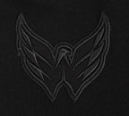 NHL WASHINGTON CAPITALS NEUTRAL WOMEN'S CROPPED PULLOVER HOODIE (BLACK)