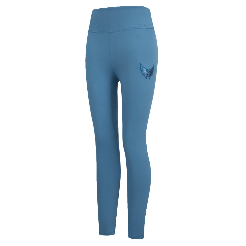 NHL WASHINGTON CAPITALS NEUTRAL HIGH WAIST JERSEY LEGGING (STEEL BLUE)