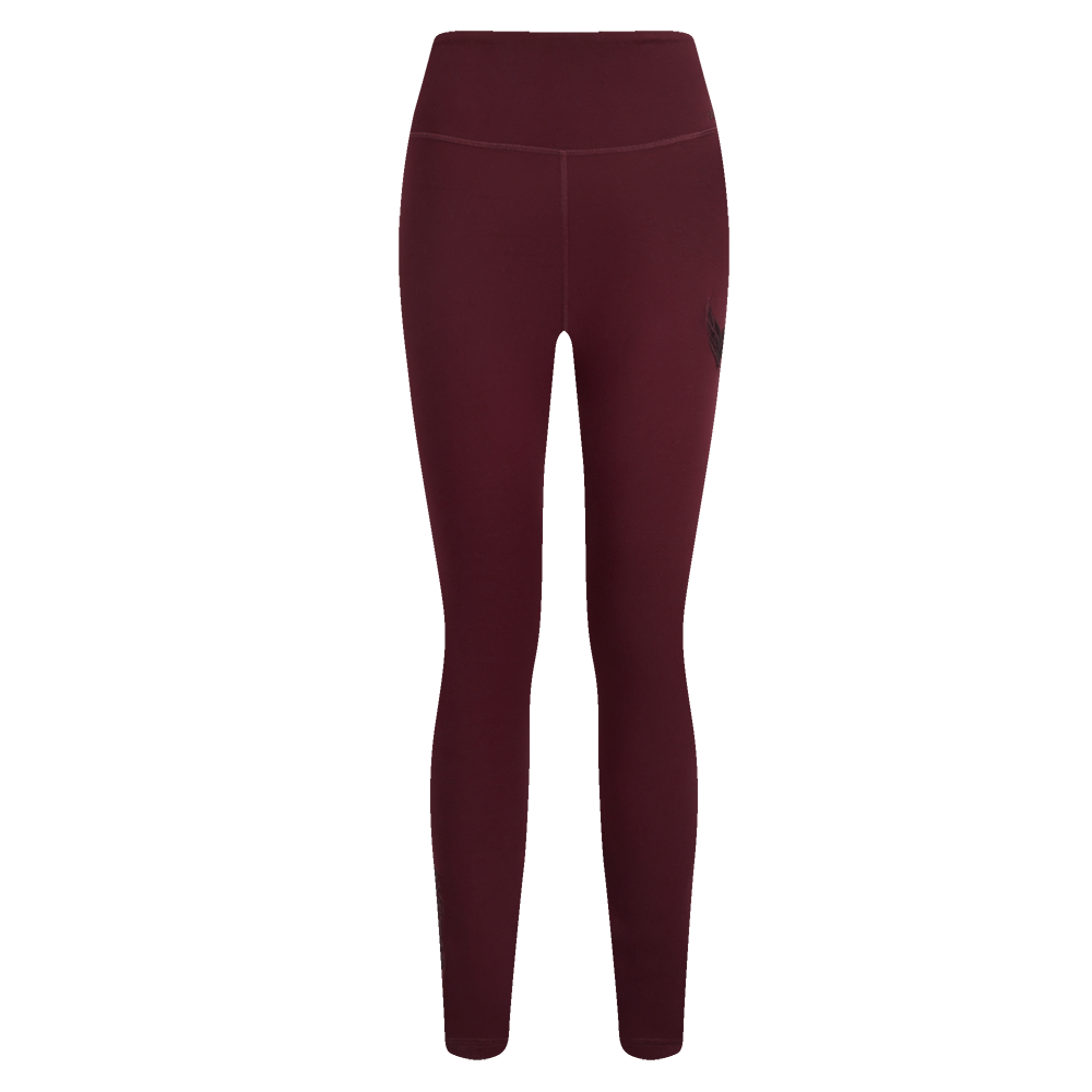 NHL WASHINGTON CAPITALS NEUTRAL HIGH WAIST JERSEY LEGGING (WINE)