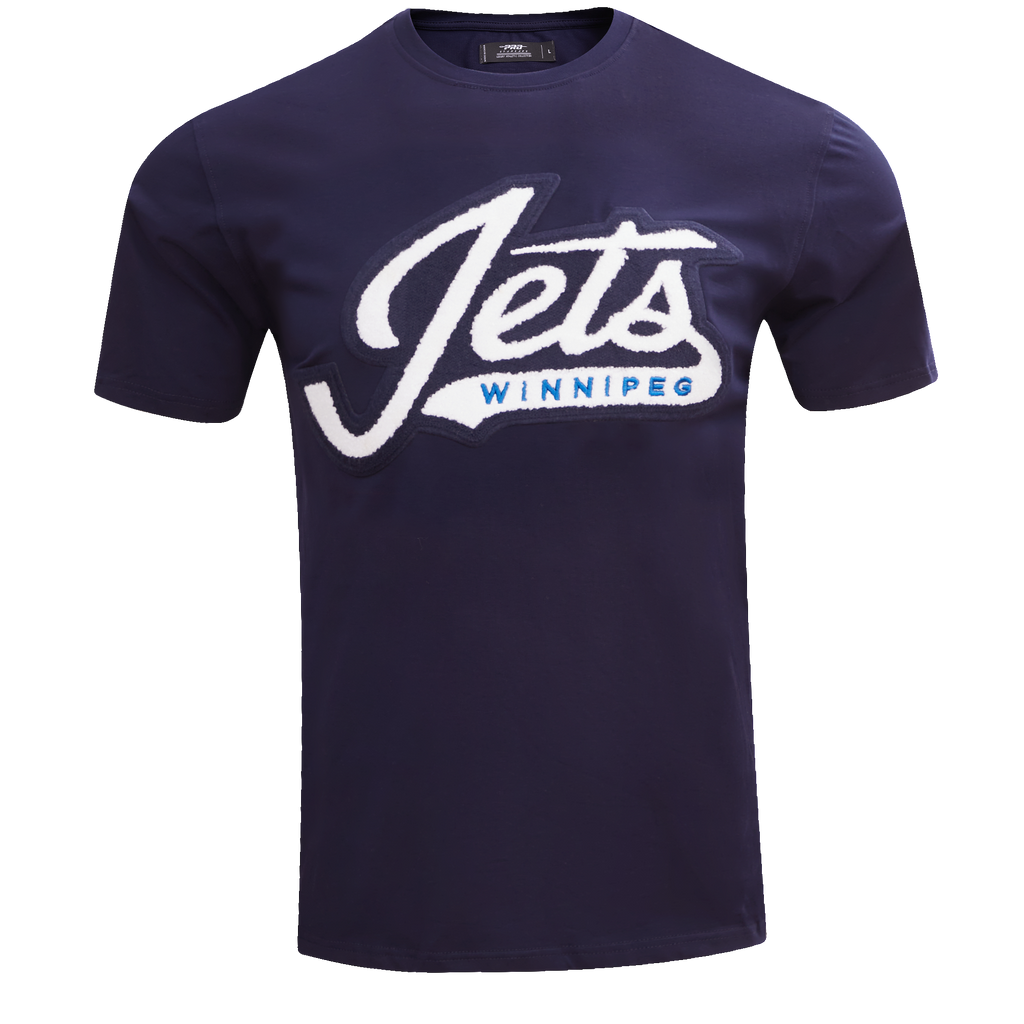 NHL WINNIPEG JETS CLASSIC CHENILLE MEN'S SJ TEE (MIDNIGHT NAVY)