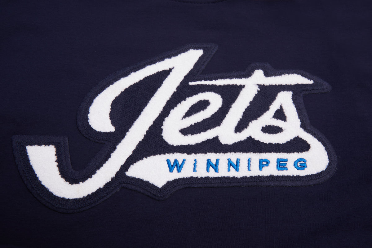 NHL WINNIPEG JETS CLASSIC CHENILLE MEN'S SJ TEE (MIDNIGHT NAVY)
