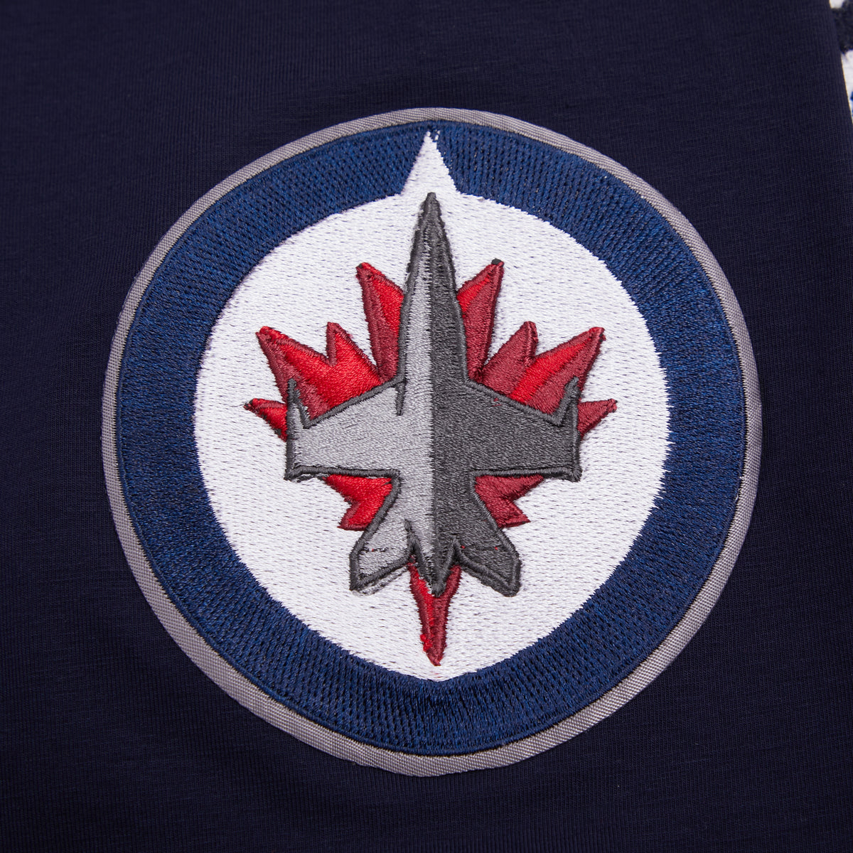 NHL WINNIPEG JETS CLASSIC CHENILLE MEN'S SJ TEE (MIDNIGHT NAVY)
