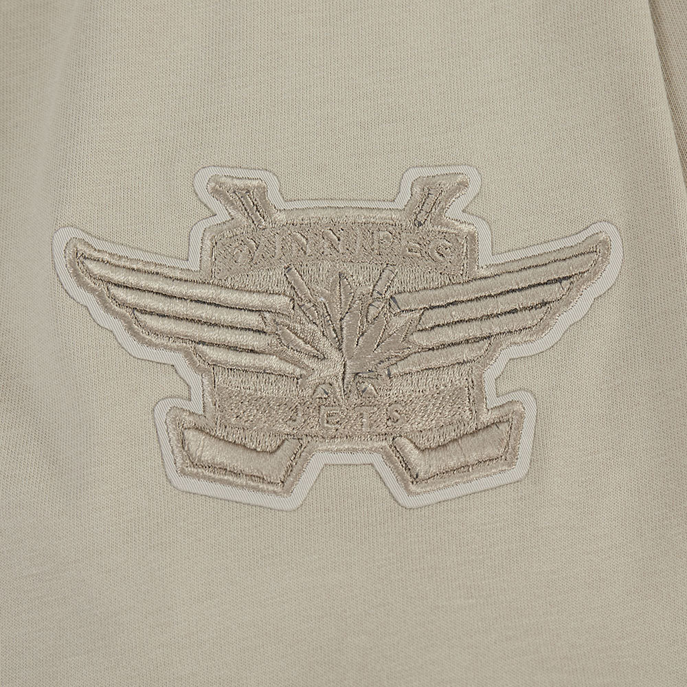 NHL WINNIPEG JETS NEUTRAL T-SHIRT EN JERSEY DE COTON À ÉPAULES TOMBANTES POUR HOMME (TAUPE)
