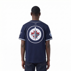 NHL WINNIPEG JETS CLASSIC MESH CHEMISE BOUTONNÉE (MARINE MINUIT)