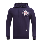 NHL WINNIPEG JETS CLASSIC CHENILLE MEN'S DK PO HOODIE (MIDNIGHT NAVY)