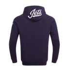 NHL WINNIPEG JETS CLASSIC CHENILLE MEN'S DK PO HOODIE (MIDNIGHT NAVY)