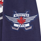 NHL WINNIPEG JETS CLASSIC CHENILLE MEN'S DK FZ PO HOODIE (MIDNIGHT NAVY)