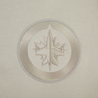 NHL WINNIPEG JETS NEUTRAL MEN'S  DROP SHOULDER FLC CREWNECK (TAUPE)