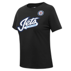 NHL WINNIPEG JETS CLASSIC WOMEN'S SJ SLIM FIT TEE (BLACK)