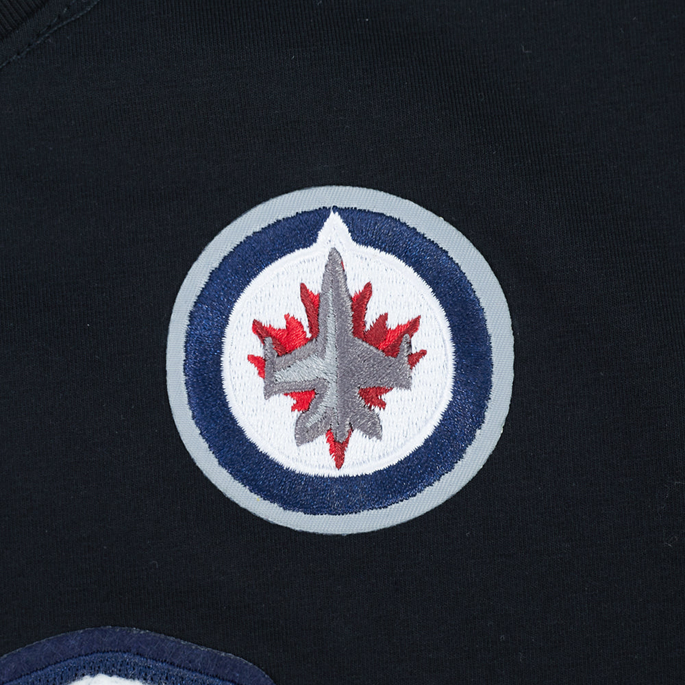NHL WINNIPEG JETS CLASSIC WOMEN'S SJ SLIM FIT TEE (BLACK)