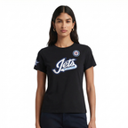NHL WINNIPEG JETS CLASSIC WOMEN'S SJ SLIM FIT TEE (BLACK)