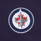 NHL WINNIPEG JETS WINGSPAN T-SHIRT EN JERSEY SIMPLE À COUPE CARRÉE POUR FEMME (MARINE MINUIT)