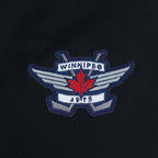 NHL WINNIPEG JETS CLASSIC WOMEN'S FLC CREWNECK (BLACK)