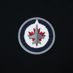 NHL WINNIPEG JETS CLASSIC CHANDAIL À CAPUCHON COURT EN MOLLETON POUR FEMME (NOIR)