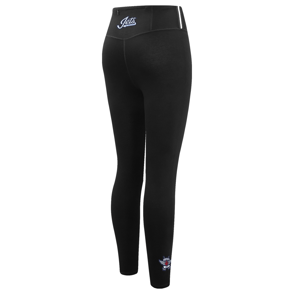 NHL WINNIPEG JETS CLASSIC WOMEN'S HW JERSEY LEGGING (BLACK)