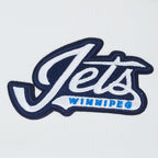NHL WINNIPEG JETS CLASSIC WOMEN'S WOOL VARSITY JACKET (MIDNIGHT NAVY/WHITE)