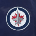 NHL WINNIPEG JETS CLASSIC WOMEN'S SATIN JACKET (MIDNIGHT NAVY)