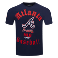 MLB ATLANTA BRAVES OLD ENGLISH MEN'S SJ TOP (MIDNIGHT NAVY)